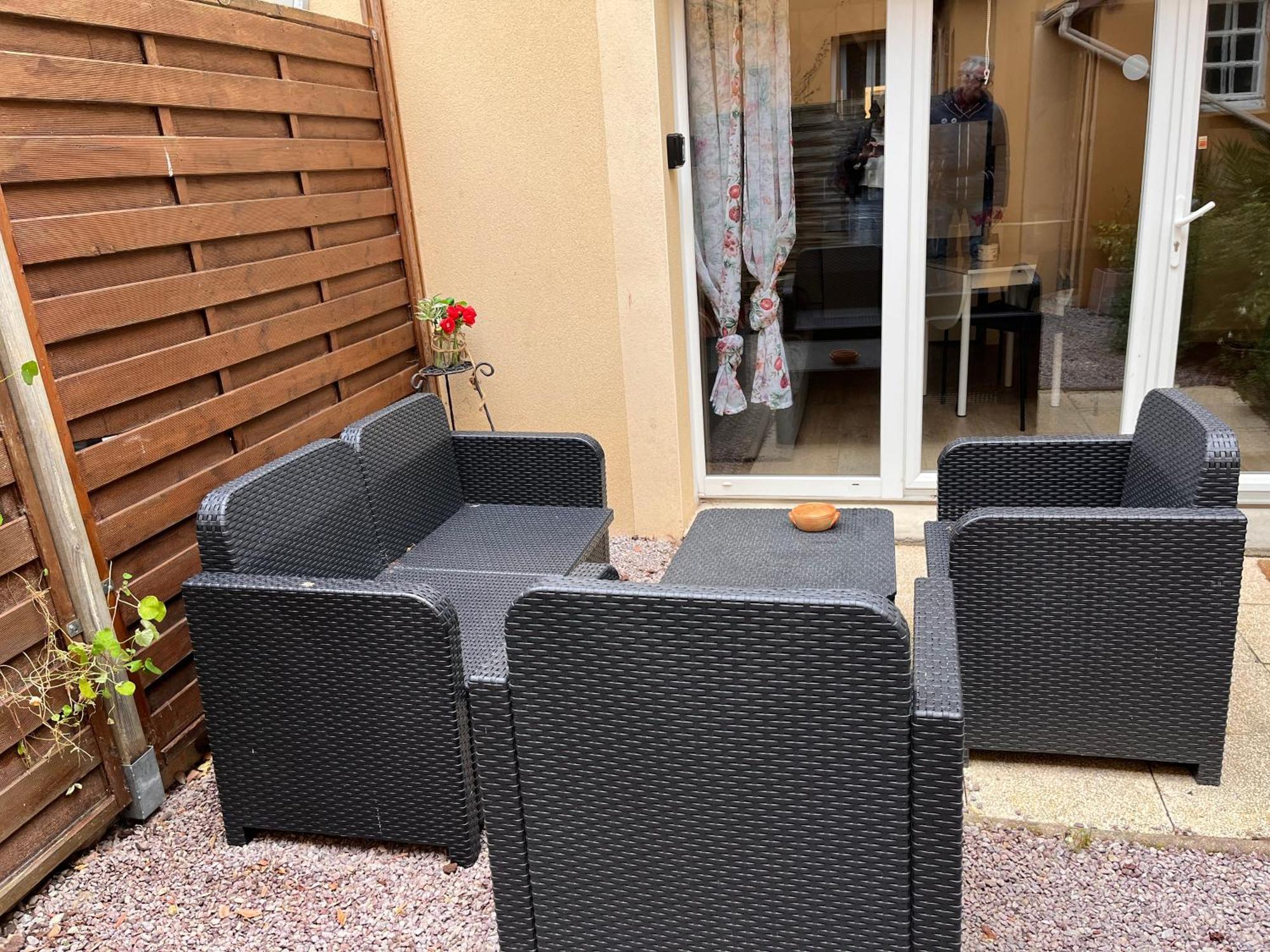 Duplex Terrasse Lägenhet Frehel Exteriör bild